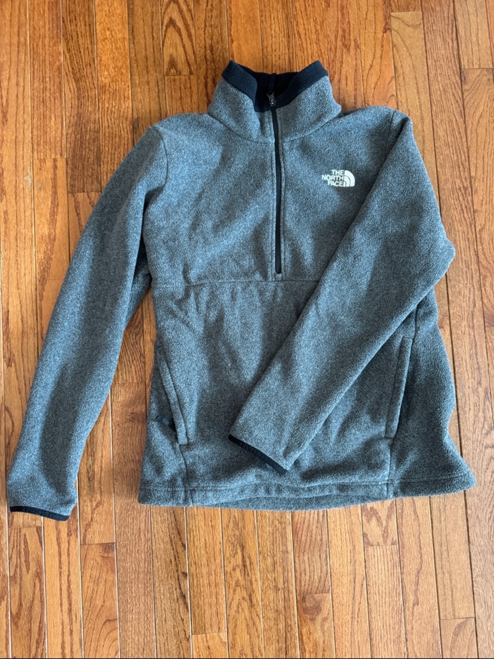 The North Face Charcoal Gray Quarter-Zip Fleece Pullover